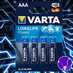 Alkalne baterije VARTA - Longlife Power AAA LR03 PIKADO.shop®1