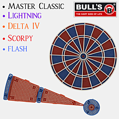 Komplet segmentov za pikado tarčo BULL'S "DELTA IV - Scorpy - Flash - Lightning -Master Classic"