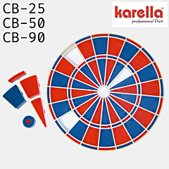 Komplet segmentov za pikado tarčo KARELLA / CB-25, CB-50, CB-90