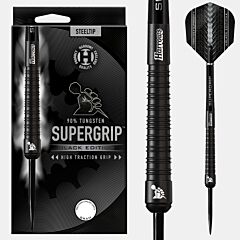 Pikado puščice HARROWS / SUPERGRIP Black Edition / s kovinsko konico PIKADO.shop®1