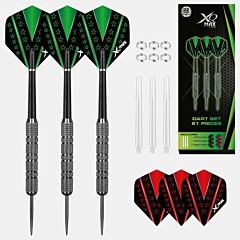 Pikado puščice XQMax / dartset 21P. / s kovinsko konico PIKADO.shop®1