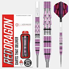 Steeldart puščice RED DRAGON / ARTURA / Shocking PINK PIKADO.shop® 1