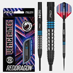 Steeldart puščice RED DRAGON / Vengeance Blue PIKADO.shop®1