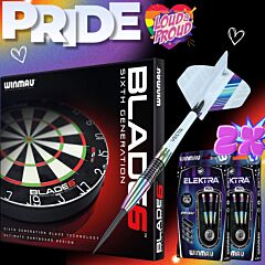 Loud & Proud pikado set / WINMAU / PRIDE 2 PIKADO.shop®1