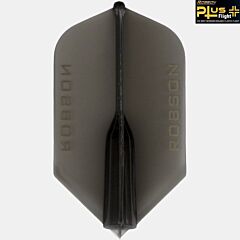 Pikado peresa ROBSON Plus Dart Flight / Slim Clear Black PIKADO.shop®1