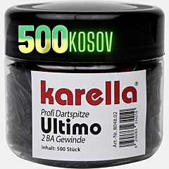 Špice za pikado puščice KARELLA / Ultimo / 6mm - 2BA (500 kom) PIKADO.shop®1