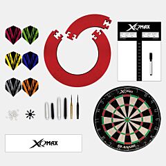 Starter set XQMAX / Tournament Dart Set / Red PIKADO.shop®