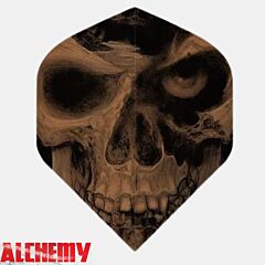 ALCHEMY / Dart Flights / NO2 / Copper - Pole Axed Skull / pikado perice PIKADO.shop®1