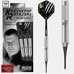Pikado puščice BULL'S "Krzysztof Ratajski" s plastično konico (silver) PIKADO.shop® 1