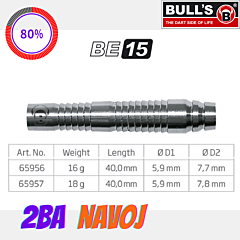 Pikado uteži BULL'S "BE15" za puščice s plastično konico PIKADO.shop®1