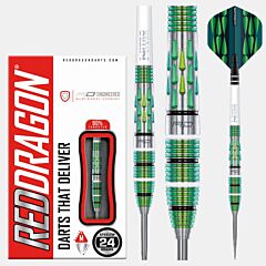 Steeldart puščice RED DRAGON / ARTURA / Screamin' Green PIKADO.shop®1