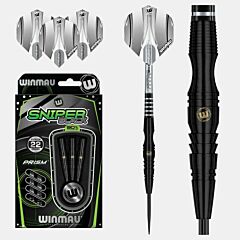 Steeldart puščice WINMAU / Sniper Black / 1505 PIKADO.shop®1